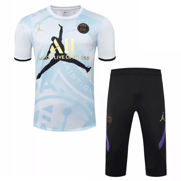 Entrenamiento Paris Saint Germain Conjunto Completo 2020 2021 Blanco Negro